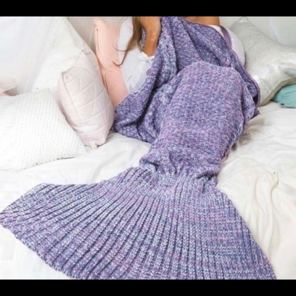 Mermaid tail blanket